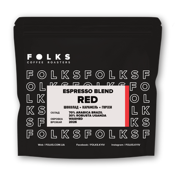 RED ESPRESSO BLEND, 1 кілограм, Зерно