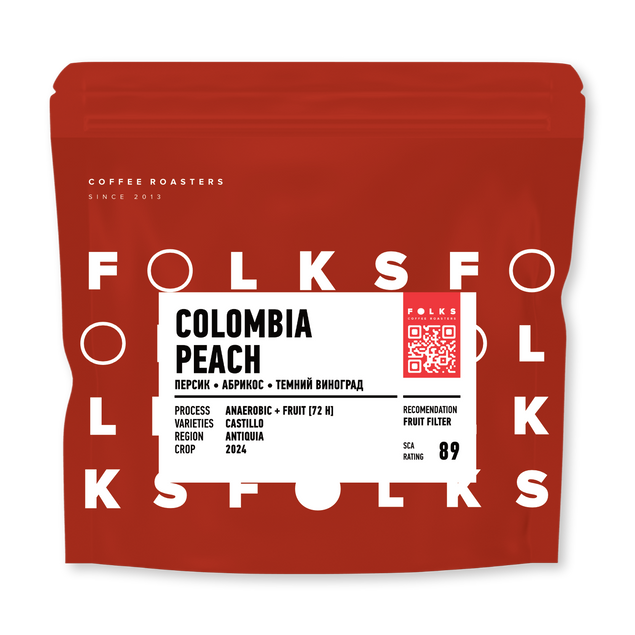 COLOMBIA PEACH, 250 г, Зерно