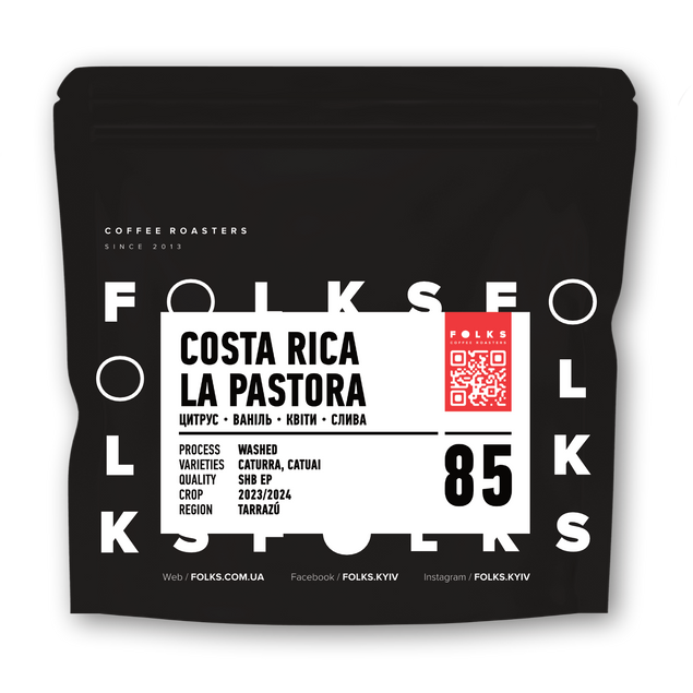 COSTA RICA LA PASTORA, 1 кг, Зерно
